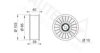 EVOBU 11009483 Tensioner Pulley, v-ribbed belt